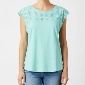 Catherine Malandrino Eyelet Shirt
